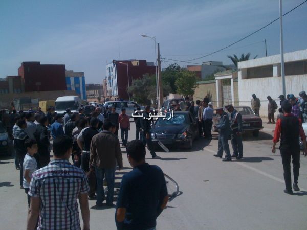 صور: إصابة طفل بجروح بليغة جراء حادثة سير بين سيارة ودراجة هوائية بمدينة ابن الطيب