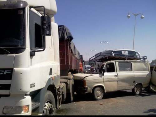 شاهد: حادثة سير خطيرة على الطريق الرابطة بين الناظور وسلوان
