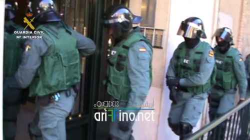 شاهد فيديو العملية: مرة اخرى اعتقال مغربي ضمن شبكة للاتجار في الكوكايين باسبانيا