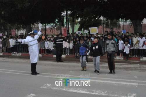 روبورتاج: الشرطة تقود حملة تحسيسية للأطفال في شوارع أزغنغان