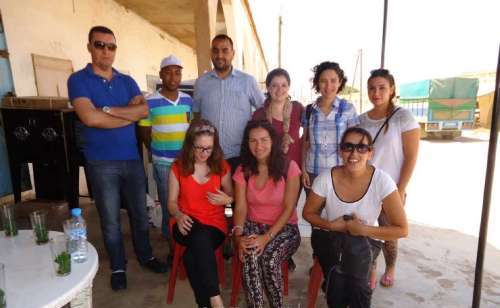 روبورتاج: وفد من متطوعين إسبان يزور تمسمان و يطلع على مشروع التطهير