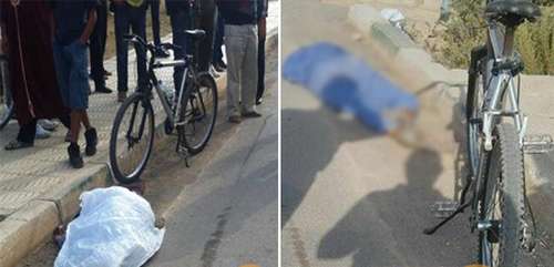 مأساة: ركن دراجته ليموت بهدوء باحد شوارع الدريوش، و غياب سيارة ترك جثته على الارض لساعات +صور