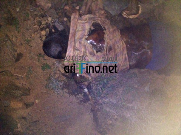 عـــاجل +صور :العثور على جثة مجهولة ومتحللة في أحد جبال كبدانة ضواحي مدينة زايو