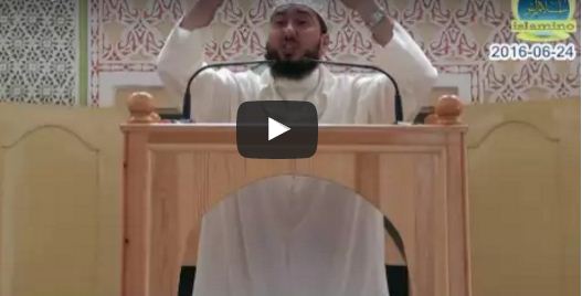 شاهد بالفيديو ..من تجاوب أهل الإيمان مع القرآن موضوع خطبة الجمعة الماضية لمحمد بونيس