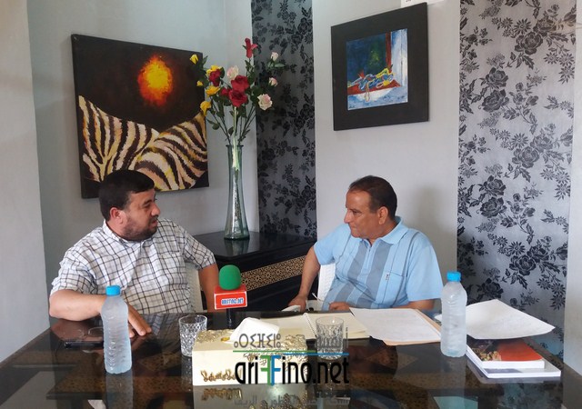 فيديو :أريفينو في لقاء خاص مع سعيد بوفتيل رئيس قسم الموارد المالية ببلدية الناظور..