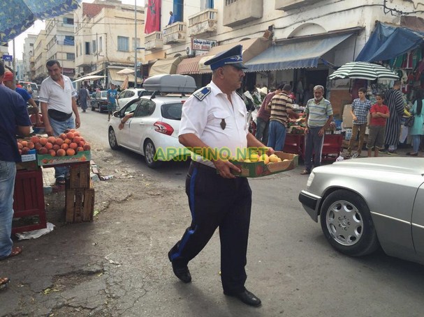 روبورتاج مصور: تدخل رجال الأمن الوطني يعيد السكينة والهدوء والنظام لشارع مراكش بالناظور