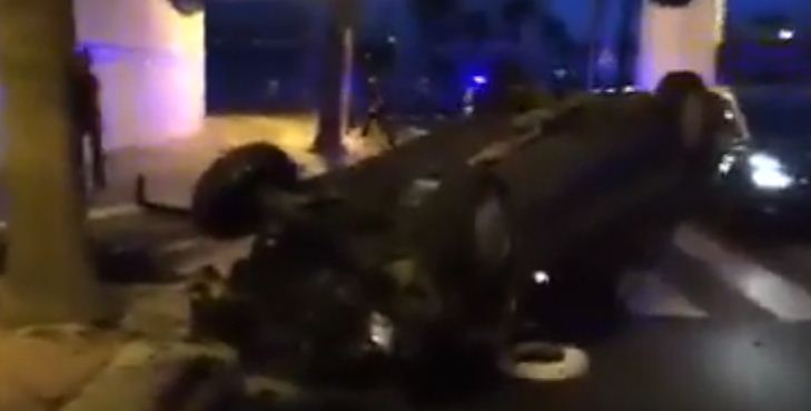 شاهد بالفيديو .. حادثة سير خطيرة بمدينة مليلية تخلف اصابات وخسائر مادية مهمة
