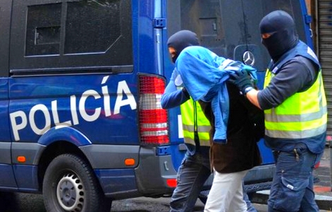 اعتقال داعشي مغربي بكاتالونيا الإسبانية