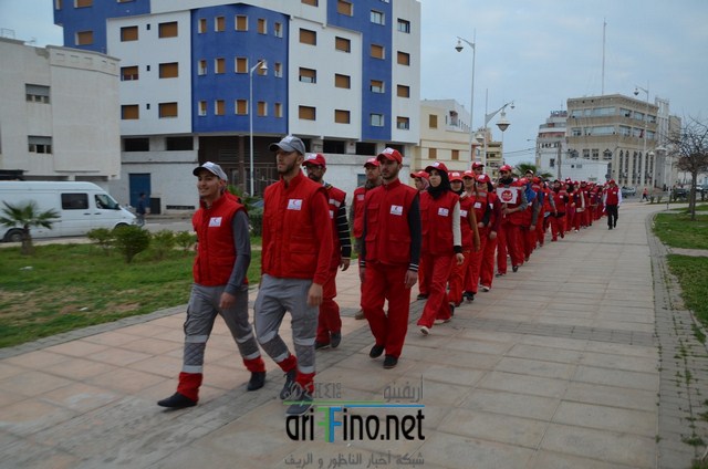روبورتاج: الهلال الأحمر المغربي بالناظور ينظم حملة تحسيسية حول السلامة الطرقية