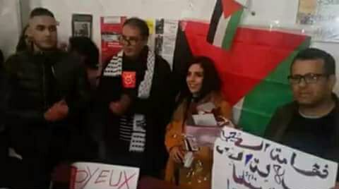 +فيديو: استقبال سيليا بالأعلام والكوفيات الفلسطينية يخلق جدلا وسط نشطاء الريف