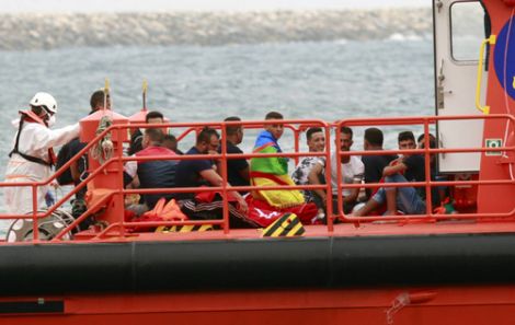 إسبانيا تعلن إنقاذ 3800 مهاجر اغلبهم ابحر من سواحل الناظور و الريف
