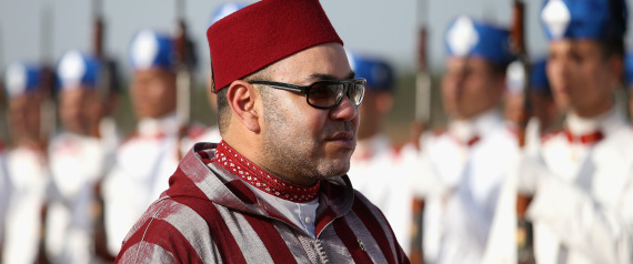 RABAT, MOROCCO - JULY 15: King Mohammed VI of Morocco walks down the red carpet at Rabat Airport on July 16, 2014 in Rabat, Morocco. The new King and Queen of Spain are on a two day visit to Morocco. (Photo by Chris Jackson/Getty Images)