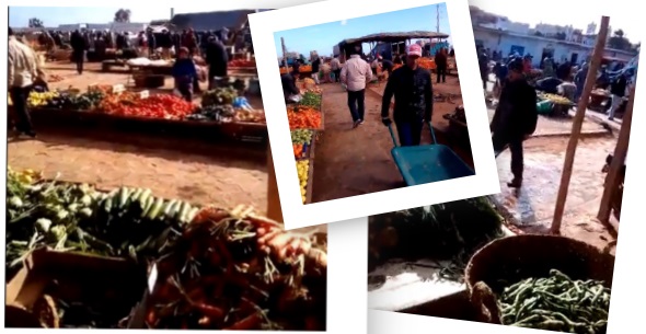 بالفيديو:السوق الأسبوعي بأركمان..ركود تجاري مخيف وبضائع تتكدس في غياب القوة الشرائية