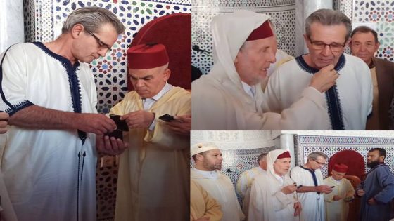 مواطن بلجيكي يعلن اسلامه يوم عيد الفطر بالناظور +فيديو