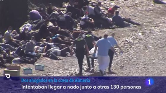 فيديو: اسبانيا تحقق في وفاة شابين من افسو و العروي اثر وصول 130 مهاجرا من الناظور الى الميريا