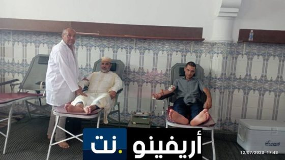 المجلس العلمي المحلي بالناظور يواصل تنظيم حملات التبرع بالدم في مسجد أبي بكر بجماعة أزغنغان