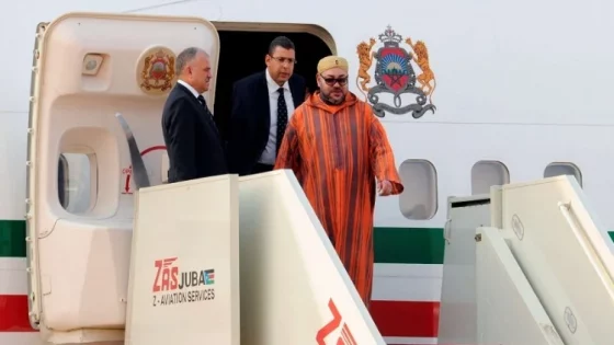 الملك محمد السادس يغادر المغرب