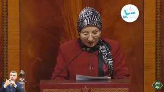 +فيديو : مداخلة النائبة البرلمانية فريدة خنيتي خلال مناقشة تقرير المجلس الأعلى للحسابات