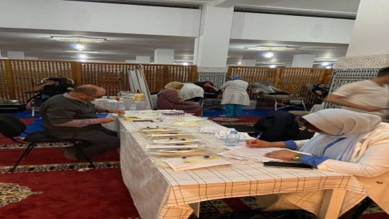 المجلس العلمي المحلي بالناظور يواصل تنظيم حملات التبرع بالدم بمسجد محمد السادس بحي المطار