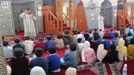 زيارة تلاميذ مؤسسة وادي المعرفة بسلوان إلى مسجد الخليل بسلوان الناظور.