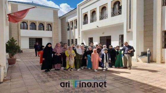 زيارة تلاميذ مؤسسة مولاي محمد بأزغنغان إلى مسجد محمد السادس بحي المطار الناظور.  